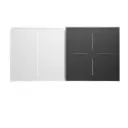 MOES ZigBee Star Feather Series Smart Switch Push Button With Neutral Light Scene 2in1